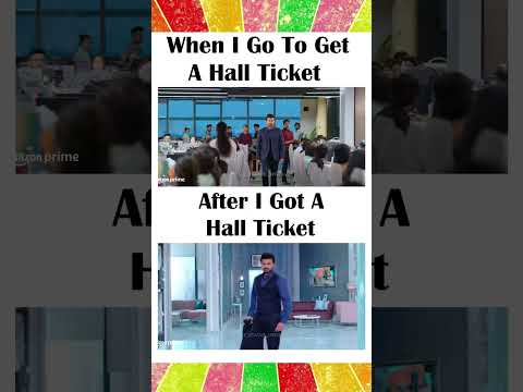 School Life...💥 #thalapathy #schoollife #shorts #varisudeletedscene #hallticket #rashmikamandanna