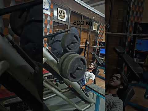 200 kg's on leg press💪#fypシ゚viral #gymmotivation #gym lover