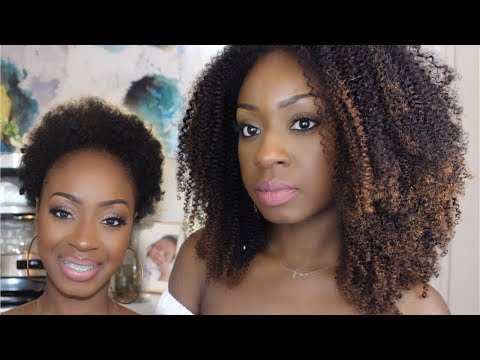 HerGivenHair Natural Hair Wig Review for Coily Hair| Protective Styles
