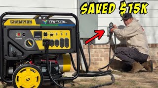 Whole Home Generators Are EXPENSIVE - Do This Instead!