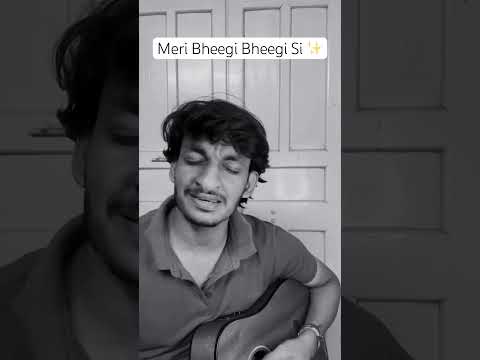 Meri Bheegi Bheegi Si Guitar Cover by Harshit Sharma #shorts