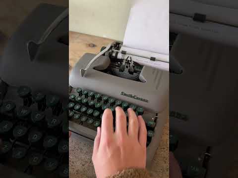 1950s Smith Corona Silent Typewriter #asmr