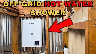 Our Off Grid Hot Water Shower Solution | Camplux