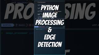 Image Processing and Edge Detection in Python with OpenCV #python #ai #code #programming #coding