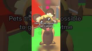 pets that are impossible to get in adoptme #pets #adoptmeroblox #adoptme #trend #adoptmepets