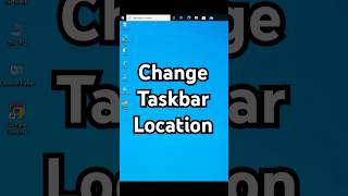 How to Change Taskbar Location | Taskbar Niche Kaise Laye Windows 10