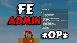 BEST FE Admin Script for ROBLOX | (*PASTEBIN*) (*2023*)