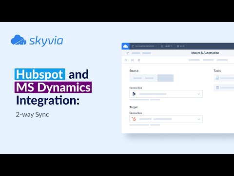 HubSpot Integration with Microsoft Dynamics: 2-way Sync