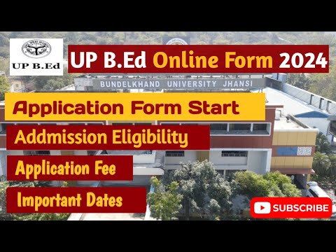 UP BEd Addmission form|upbed entrance exam2024.#upbed2024 #upbedentranceexam2024 #upbedsyllabus2024