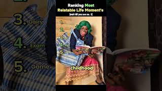 Ranking Relatable Life Moments  #usa #rankingshorts