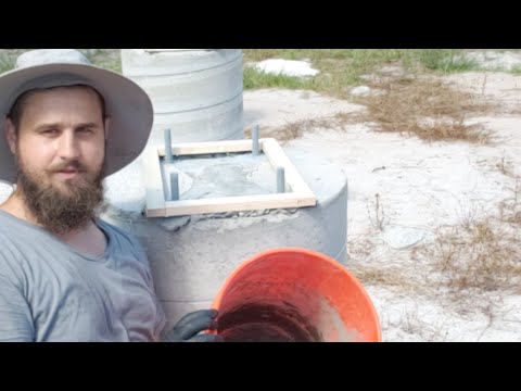 Container Home Build: Pouring Non Shrink Grout