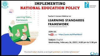 Principals’ / Teachers’ Consultation for CBSE Learning Standards Frameworks of Classes IX-X-English