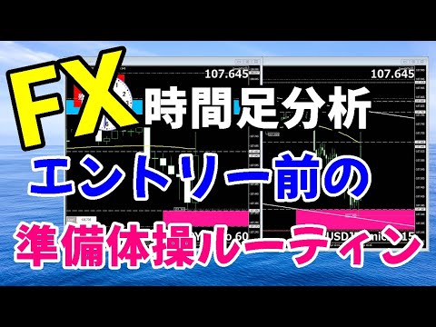 【ＦＸと時間軸】トレードする前に「エントリー前準備の大切さ」初心者必見