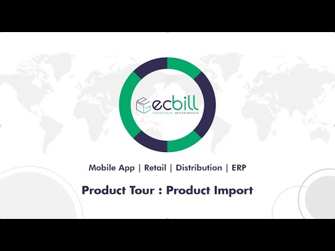ecBill Software Product Import
