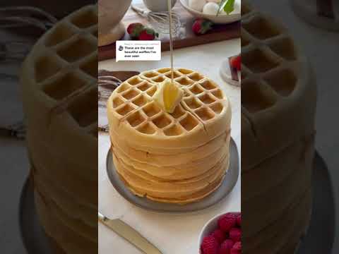 Best Breakfast Waffles by mxriyum #shorts #tittok