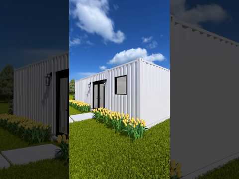 Turn 4 shipping containers into your dream home! #ContainerHome #ShippingContainerHouse #TinyHome