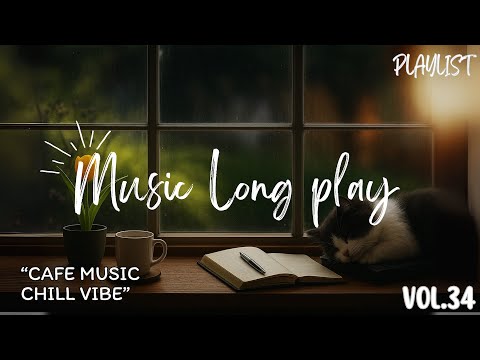 เพลงเปิดร้านกาแฟ ☕️ ไม่มีลิขสิทธิ์ (Vol. 34) | Pop Music ชุดใหม่ 🎧 24 ชม. ฟังยาว
