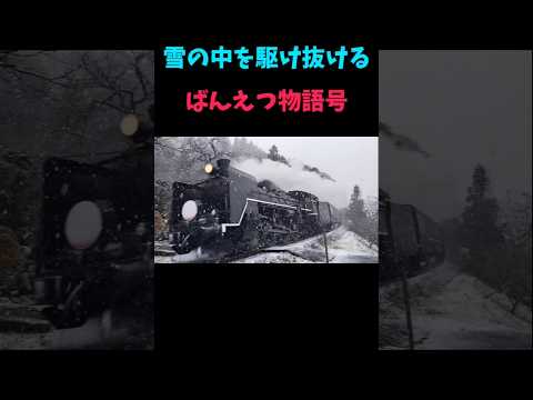 ばんえつ物語号#ばんえつ物語号 #c57 #slばんえつ物語号 #磐越西線 #雪 #鉄道 #汽車 #shorts #shortsvideo