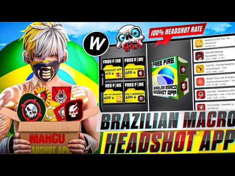 I tried all macro headshot app 🇧🇷in free fire - Garena free fire