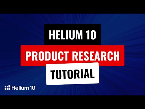Product Research With Helium10 #Helium10 #AmazonFBA