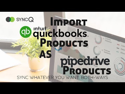 SyncQ - Importing QuickBooks Products to Pipedrive