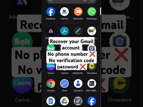 How to Recover your Gmail Account Without Phone Number & Verification Code Password