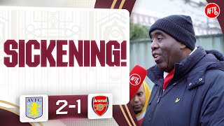 SICKENING!!! (Robbie) | Aston Villa 2-1 Arsenal