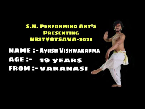 NRITYOTSAVA 21 Ayush Vishwakarma Dhyan Shloka & Alaripu Bharatnatyam
