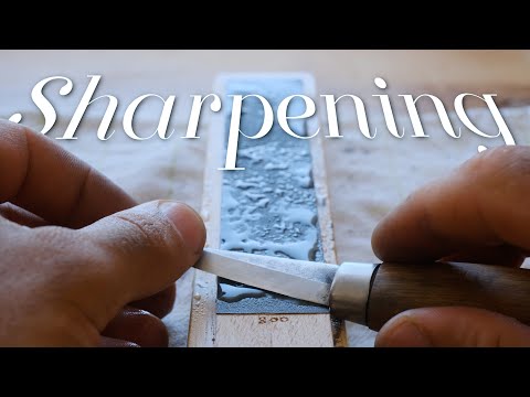 How I Sharpen my Carving Knife and Hook Knife – Narrated Version