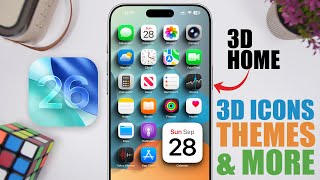 iOS 26 Home Screen Setup - 3D Icons, Secret Widgets, Themes & More !