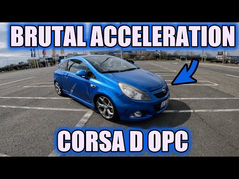 OPEL CORSA D OPC - 0-100 BRUTAL ACCELERATION