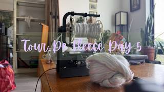 Tour De Fleece Day 5 | Yarn Spinning Vlog