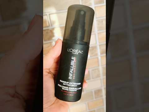 @LOrealParisUSA makeup setting spray
