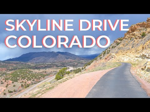SKYLINE DRIVE COLORADO: Canon City’s Razorback Ridge & Scenic Drive with Dinosaur Tracks