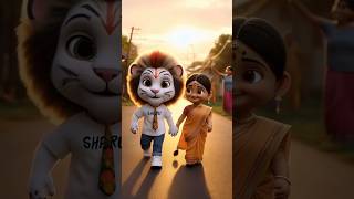 Sheru rani ka baccha sheru Rani socha chhath Mata Puja ki chai #cartoon #video 👿👿😇