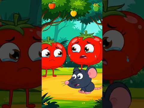 आहा टमाटर - Aaha Tamatar Bade #mooshaktoons #nurseryrhyme #toddlers #ytshorts #cartoon