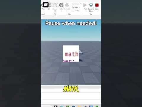 Master Math in 15 Seconds! 🎲 #shorts #robloxStudio