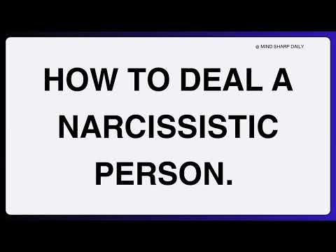 How To Deal With Narcissistic Person ? | Mental Health | Emotional Health | Healthy Realationships |