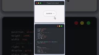Animated Menu Switcher UI Design with HTML, CSS, and JS 🖱️🎨💻