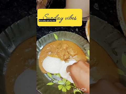 Sunday breakfast pakalama😋#chicken#chickenkulambu #chettinadgravy#chickengravyintamil#chickengravy