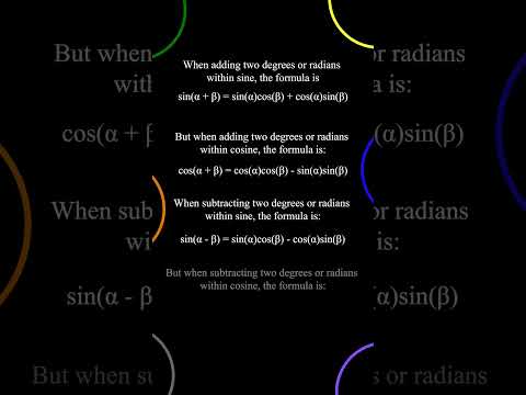 Understanding Trigonometric Addition and Subtraction Formulas