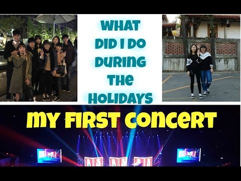 holidays vlog 人生第一場巨蛋演唱會!!!