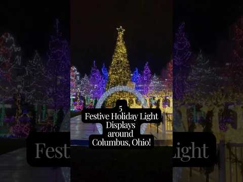 Holiday lights in Columbus, Ohio! ✨