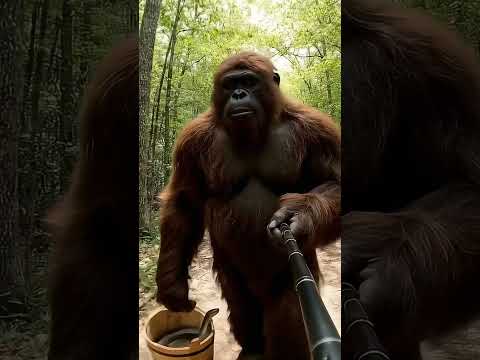 My bucket-buddy #lifeisbutadream #bigfootvlog #bigfoot #ai #funny #snake #wildlife #selfiestick