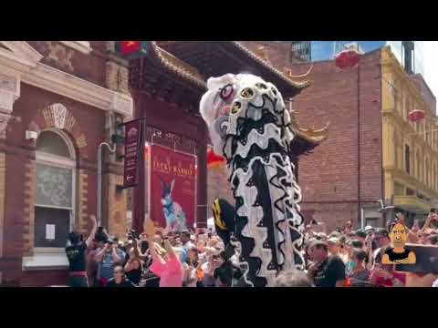 Melbourne China Town New Year Dragon Dance
