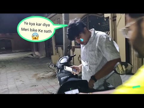 Bike gir gayi prank 😱😱😱