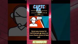 captcha Job scam Expose