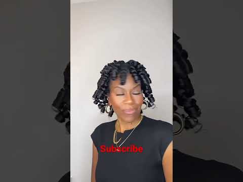 Rod Set Vibes#permrodset #curlyhair #naturalhair#hair