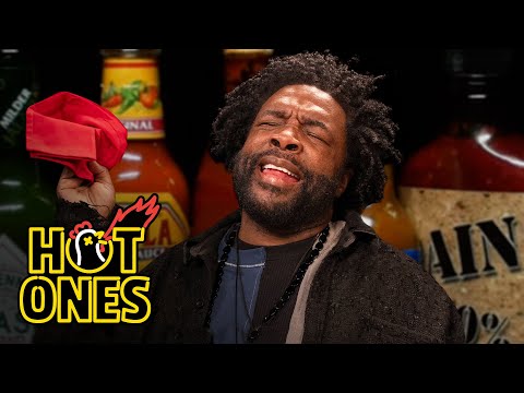 Questlove Refuses Defeat While Eating Spicy Wings | Hot Ones