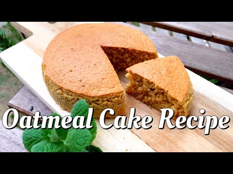 混ぜるだけ‼️オートミールケーキ‼ Easy and Healthy Oatmeal Cake Recipe❣️